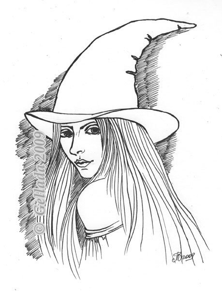 Ведьмочки для срисовки