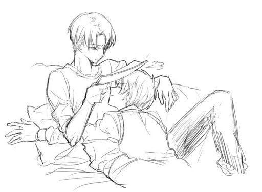 Леви и Эрен скетч