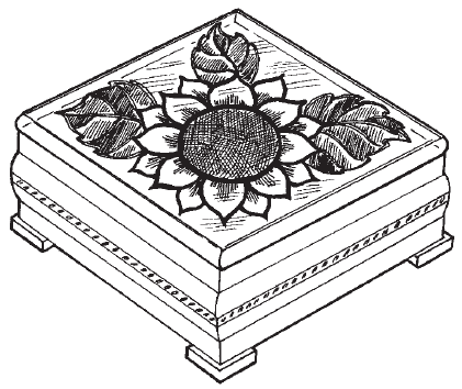 Шкатулка раскраска