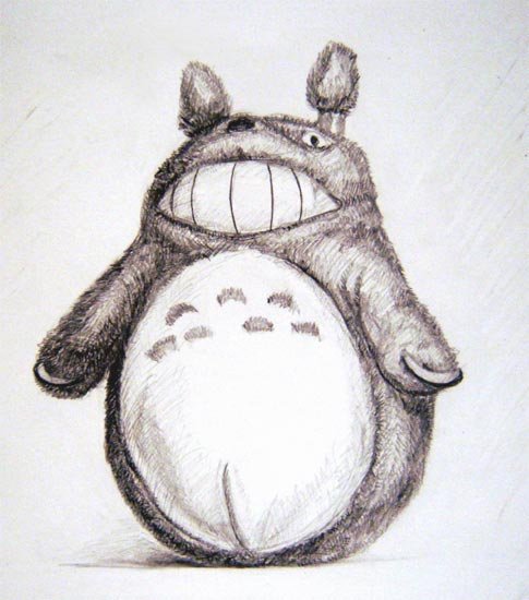 Тоторо для срисовки