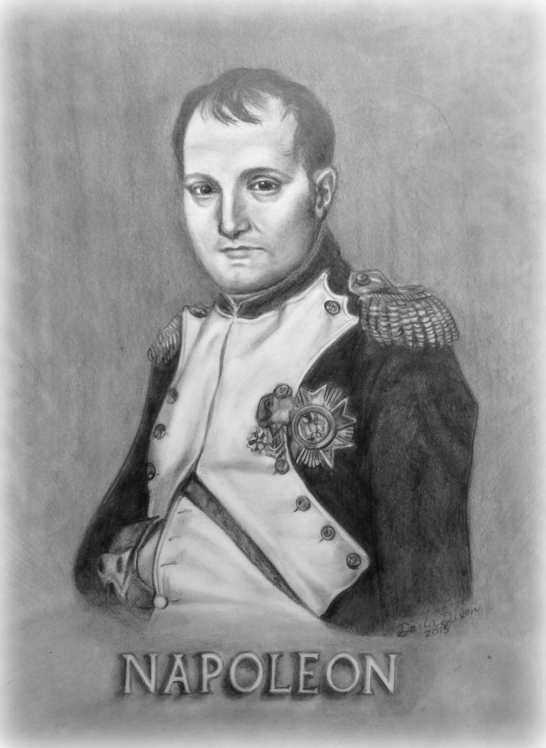 Наполеон Бонапарт рисунок