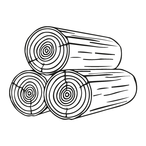 Бревно раскраска