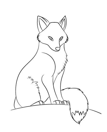 Поэтапное рисование лисы