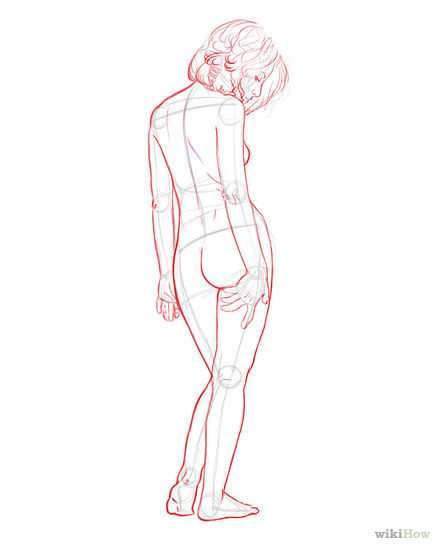 Тело карандашом