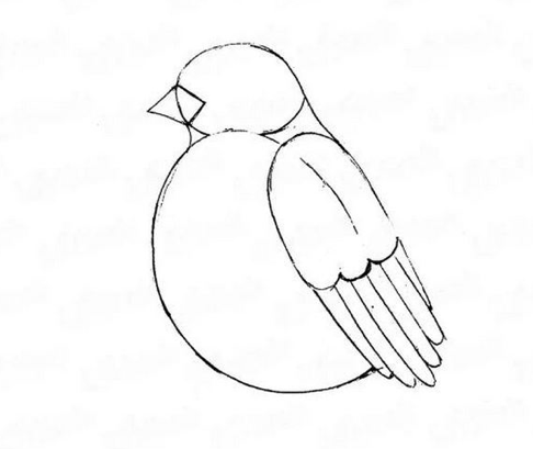 Снегирь на ветке рисунок