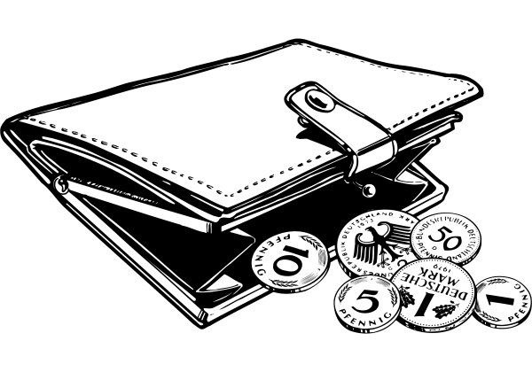 Кошелек раскраска