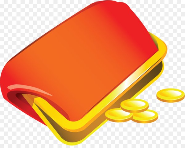 Значок кошелек на белом фоне