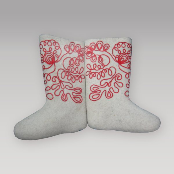 Валенки с орнаментом