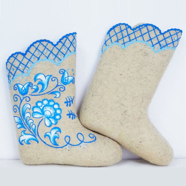 Валенки Гжель