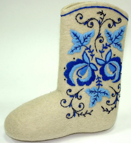 Узоры на детские валенки
