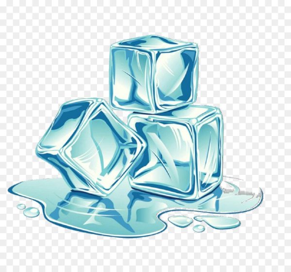 Векторный кубик льда