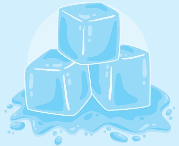 Кубики льда вектор