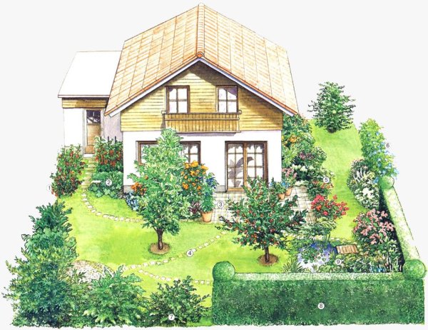 Эскиз дачного участка
