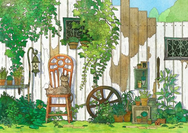 Дачные иллюстрации