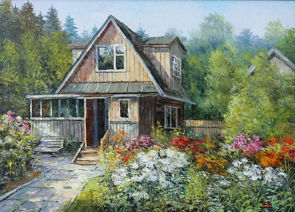 Художник Евгений Синев (1952 г.р.).