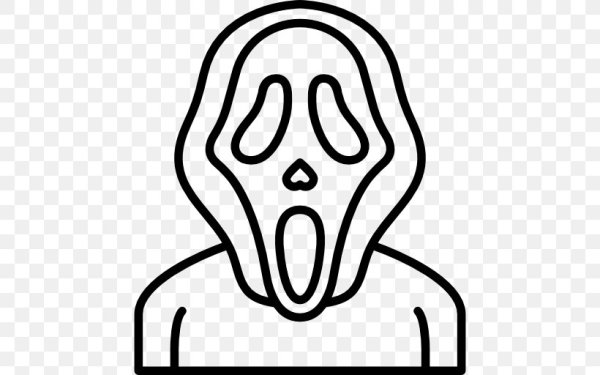 Нарисовать маску крика