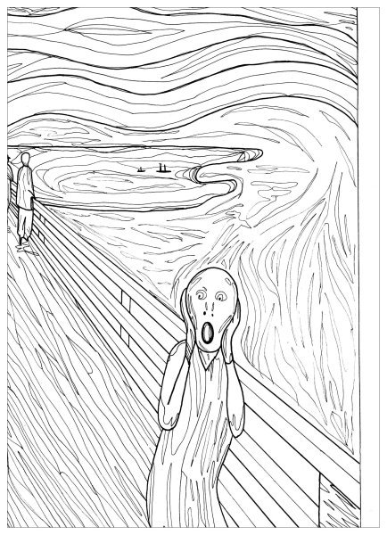 Крик нарисовать