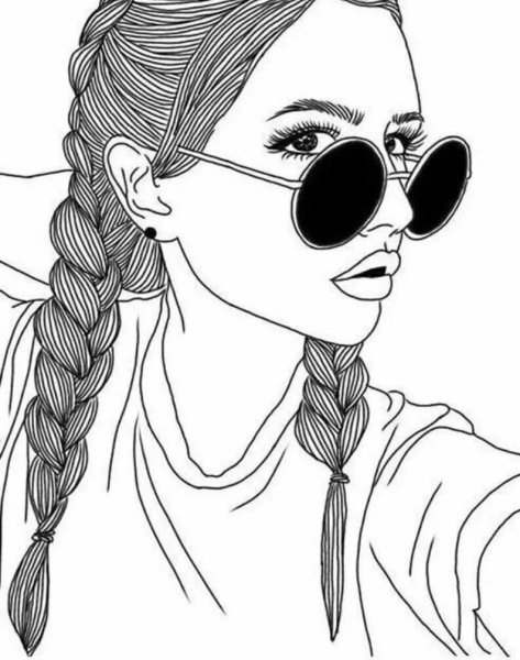 Крутые раскраски для девочек