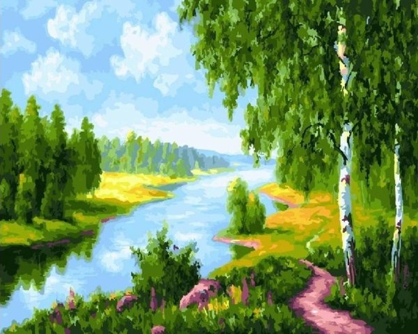 Рисование с детьми лето