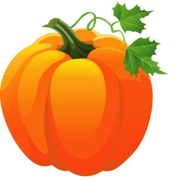 Тыква на Хэллоуин с фруктами