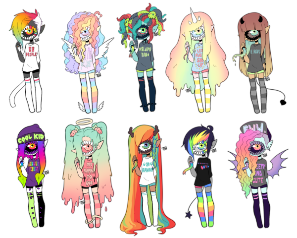 Стили рисования персонажей