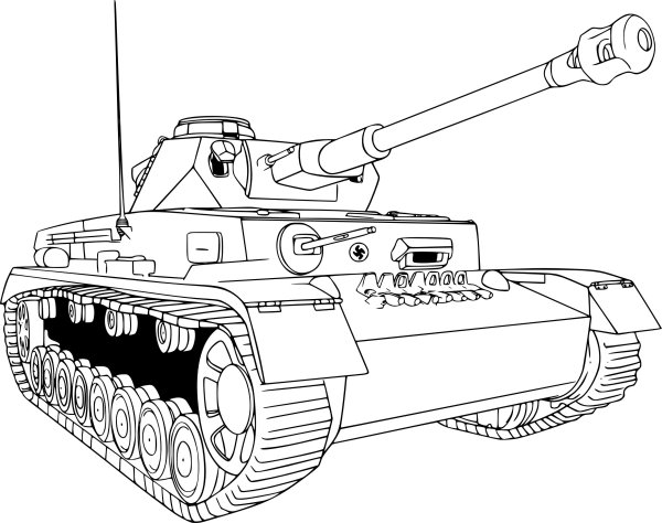 Раскраска танк старс