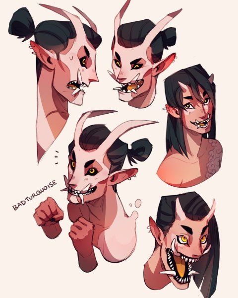 Вдохновение для рисования персонажей