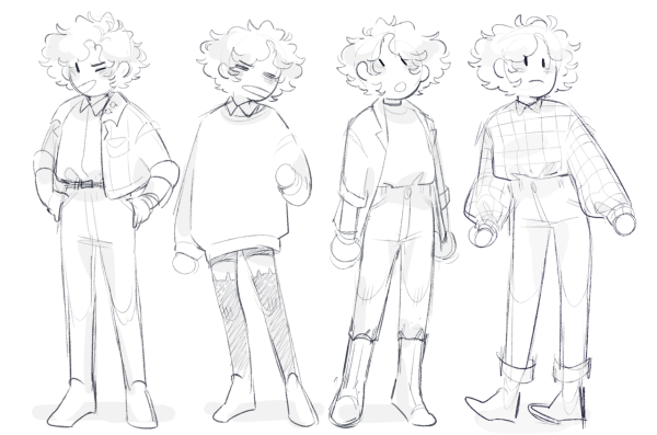 Стилизованные персонажи