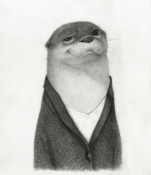 Стилизованная выдра