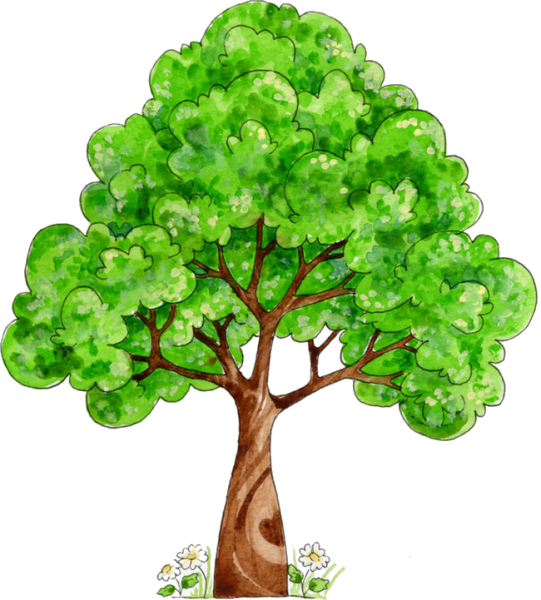 Дерево мультяшное