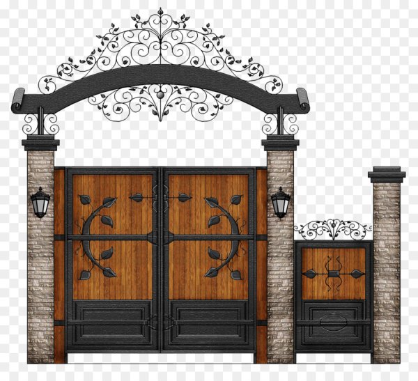 Сказочные ворота и забор