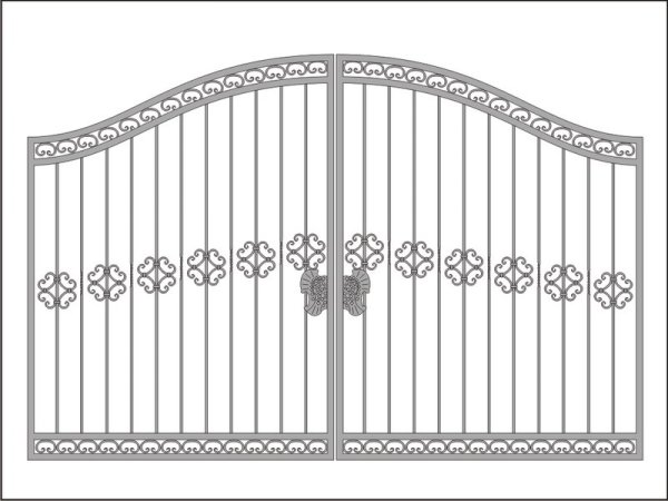 Эскизы кованых ворот