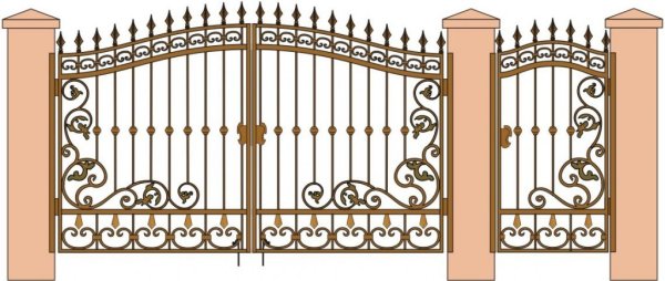 Ажурные ворота