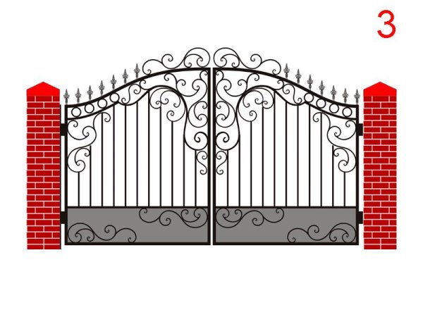 Кованые ворота