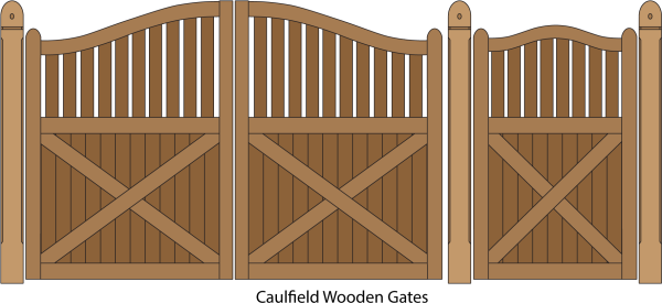 Ворота деревянные мультяшные