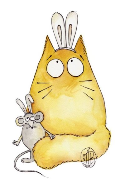 Смешные коты Марии Ван Брюгген