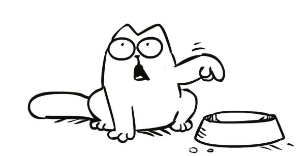 Кот Саймона гифка