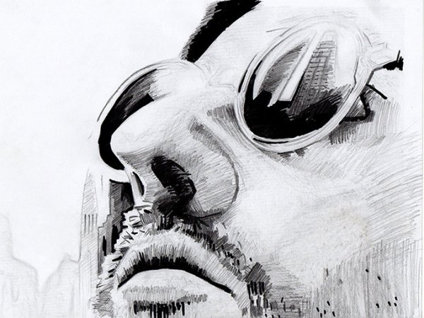 Матильда Леон карандашом