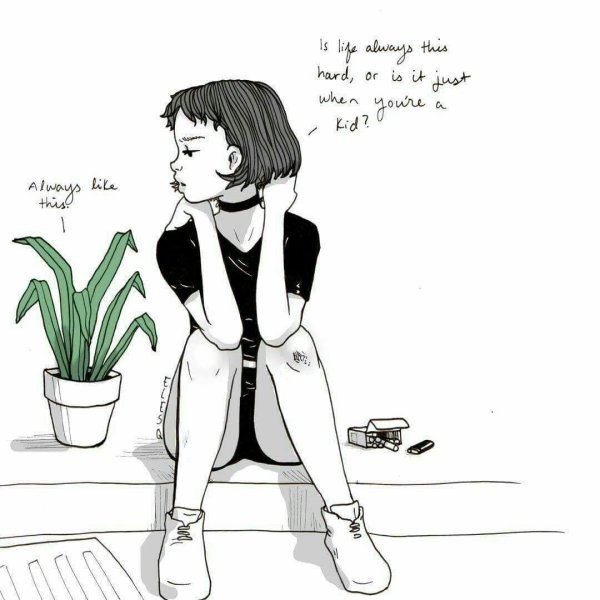 Натали Портман Леон рисунок