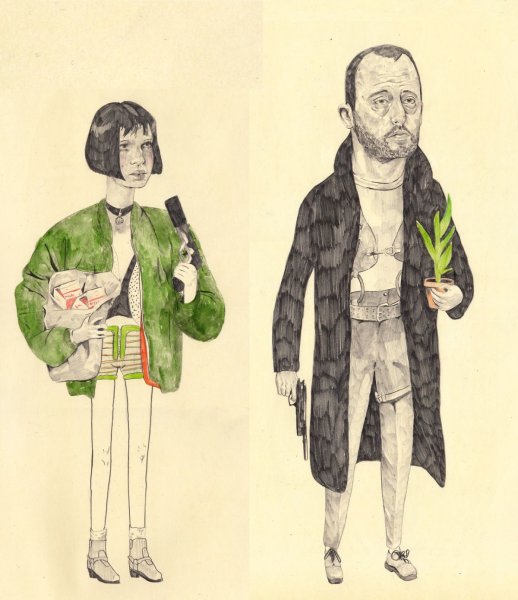 Стиль Леон рисунок