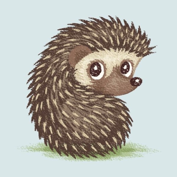 Ежик мультяшный