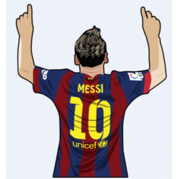 Лионель Месси рисунок