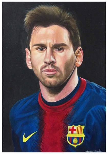 Лионель Месси портрет