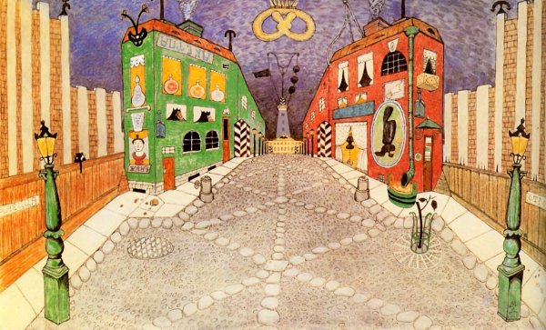 »: Мстислав Добужинский Сценография