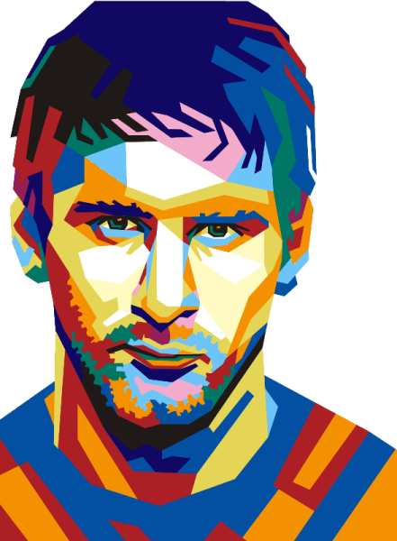 Рисунок футболиста Лионель Месси