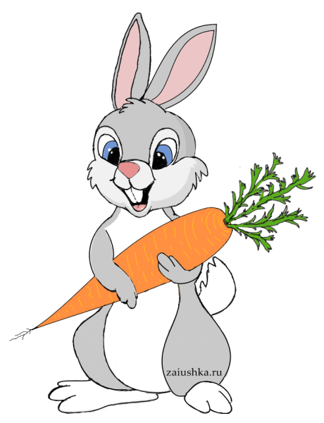Зайчик с морковкой