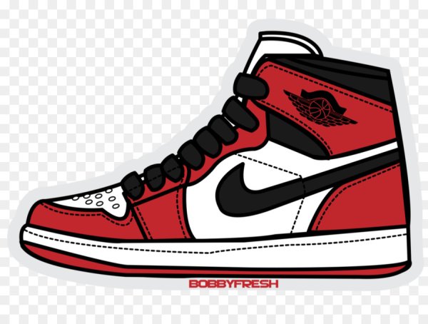 Nike Air Jordan 1 стикер
