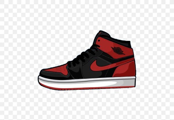 Nike Air Jordan 1 стикер