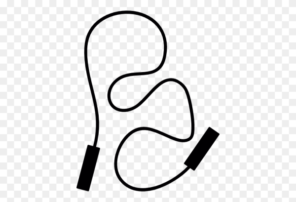 Скакалки черно белые