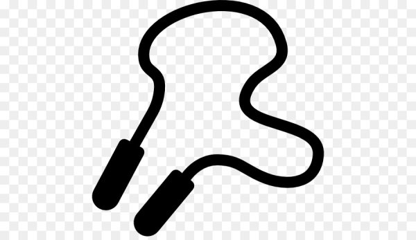 Скакалки черно белые